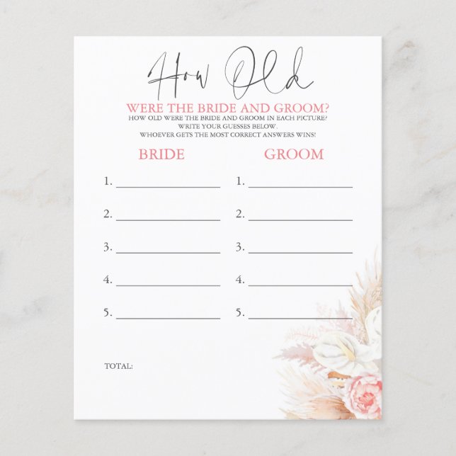 Quel Âge Avait La MARIÉE ET LE Jeu DE GROUPE (Devant)