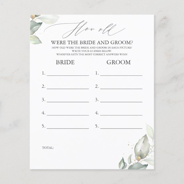 Quel Âge Avait La MARIÉE ET LE Jeu DE GROUPE (Devant)