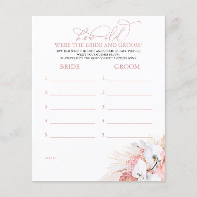 Quel Âge Avait La MARIÉE ET LE Jeu DE GROUPE (Devant)