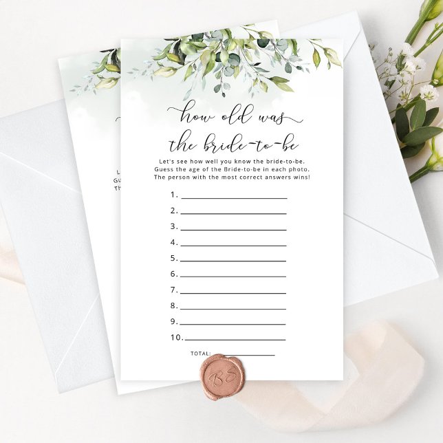 Quel âge avait le jeu de la future mariée ? (Créateur téléchargé)