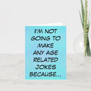 Quel âge avez-vous, drôle de carte d'anniversaire