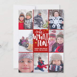 Quel Amusant ! | Carte photo de Noël