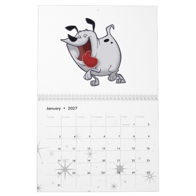 "Quel calendrier mural du caractère" 2008 (Jan 2027)
