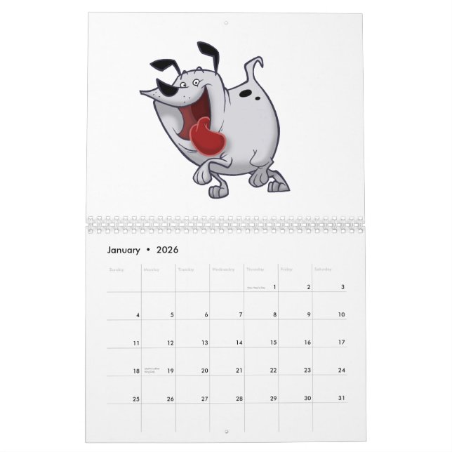 "Quel calendrier mural du caractère" 2009 (Jan 2026)