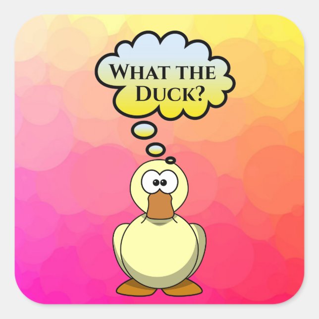 Quel canard ? Autocollant (Devant)
