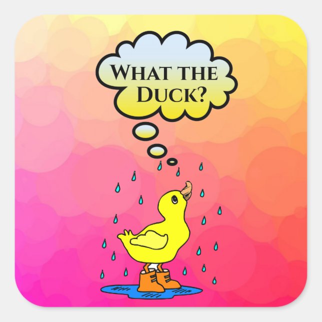 Quel canard ? Autocollant (Devant)