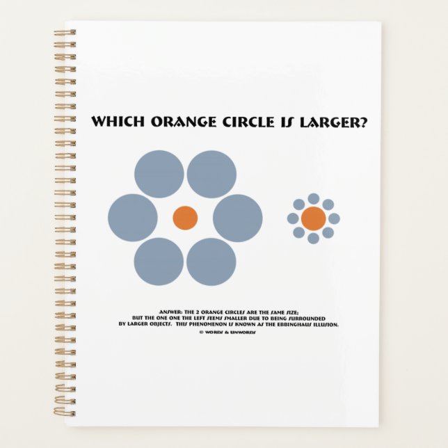 Quel Cercle Orange Est Le Plus Grand ? Illusion d' (Devant)