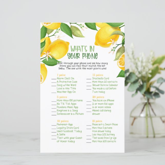 Quel est le jeu de téléphone - Citron (Debout devant)