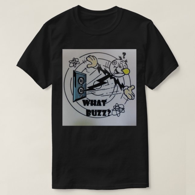 quel T-shirt de noir de bourdonnement (Design devant)