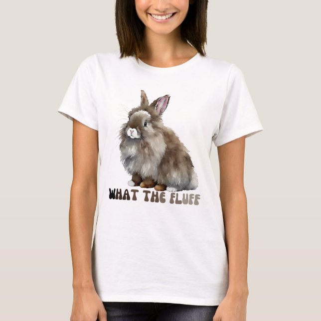 Quel T-Shirt Fluff Lionhead Rabbit (Devant)