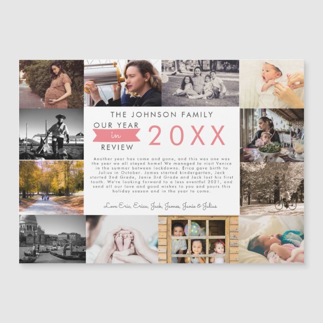 Quelle année de revue Photo Collage Holiday (Devant)