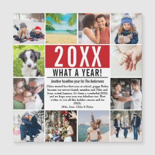 Quelle année en rétrospective 12 Photo Carte de va