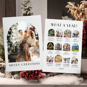 Quelle année moderne 12 photo Carte de Noël