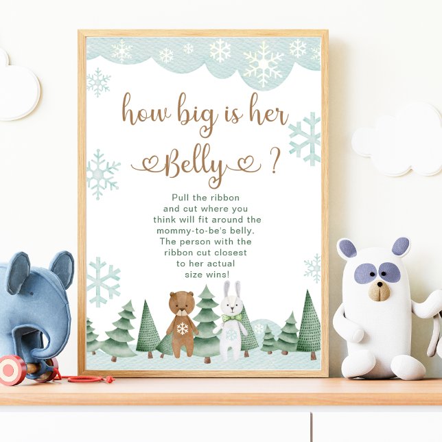 Quelle est la taille du poster Belly Winter Snowfl (Créateur téléchargé)