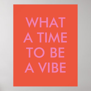 Quelle heure d'être une affiche de citations motiv