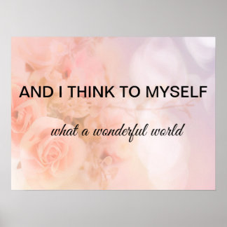 Quelle merveilleuse affiche du monde