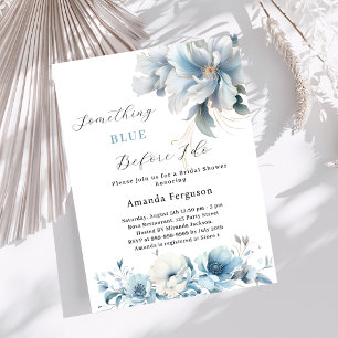 Quelque chose de bleu avant de faire floral nuptia