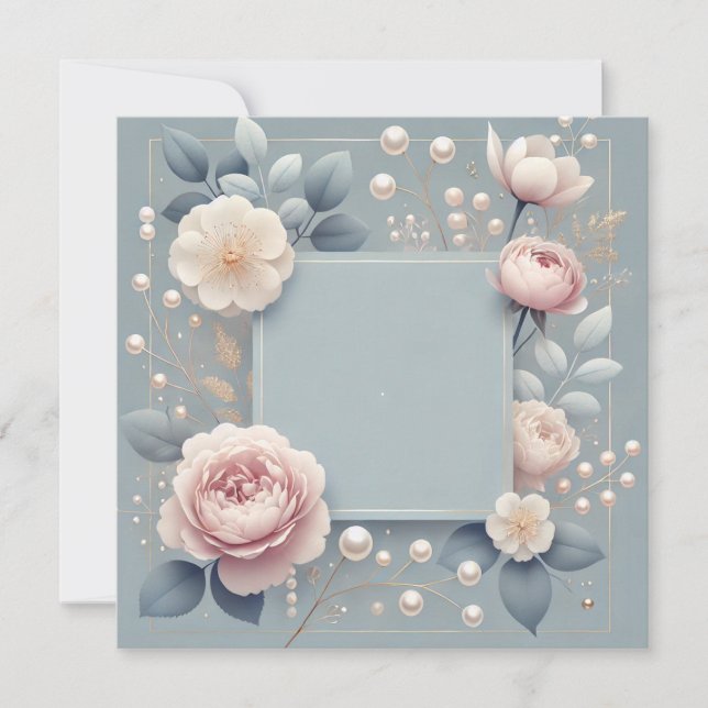 Quelque chose de bleu Faire-part d'invitation (Devant)