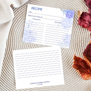 Quelque chose de bleu recette de douche nuptiale d