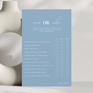 Quelque chose de bleu sur ou sous Fête des mariées