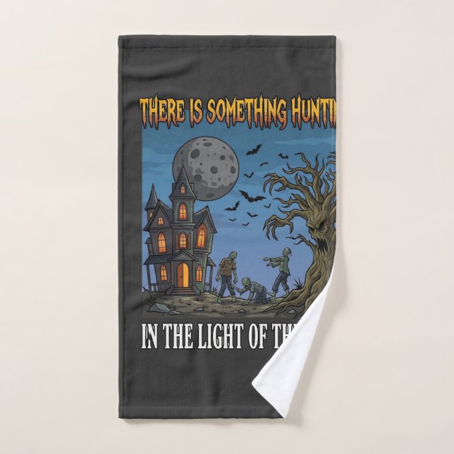Quelque Chose de Chasse Lumière Lune Halloween Mai (Serviette à main)