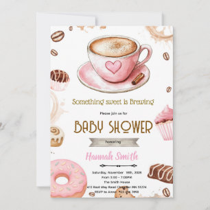 Quelque chose de doux se prépare invitation pour u