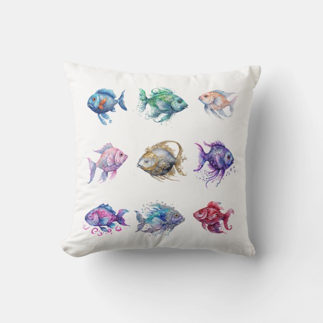 Quelque chose de louche petit coussin jeté (Recto)