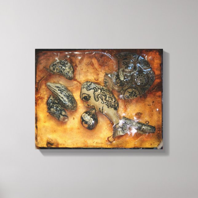 Quelque chose d'étrange attrapé dans la toile en r (Recto)