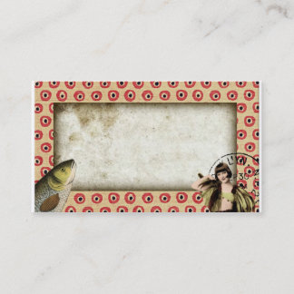 Quelque chose est carte de visite de poisson