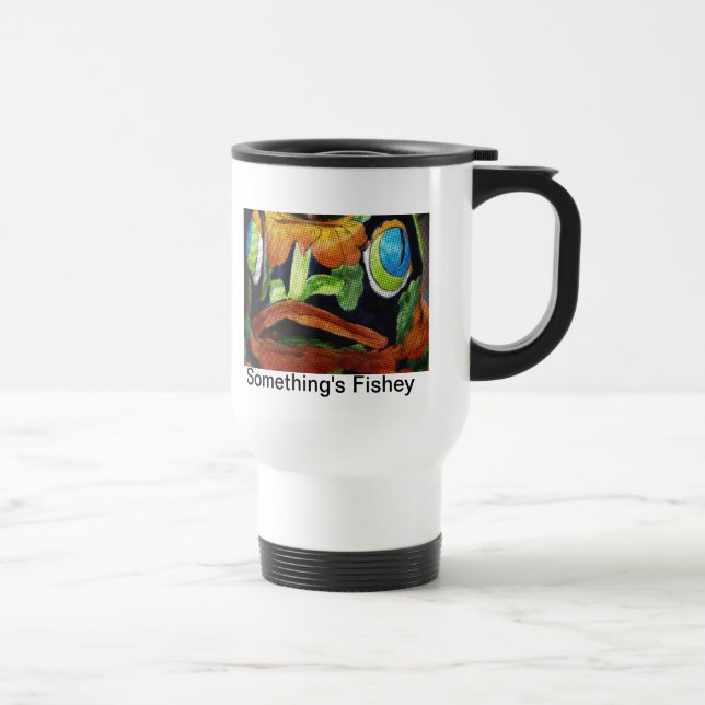 Quelque chose est Fishey Travel Mug (Droite)