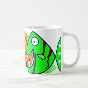 Quelque chose est la tasse de café 11oz de poisso
