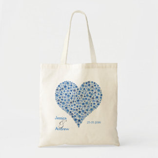Quelque chose sac bleu de cadeau de faveur de