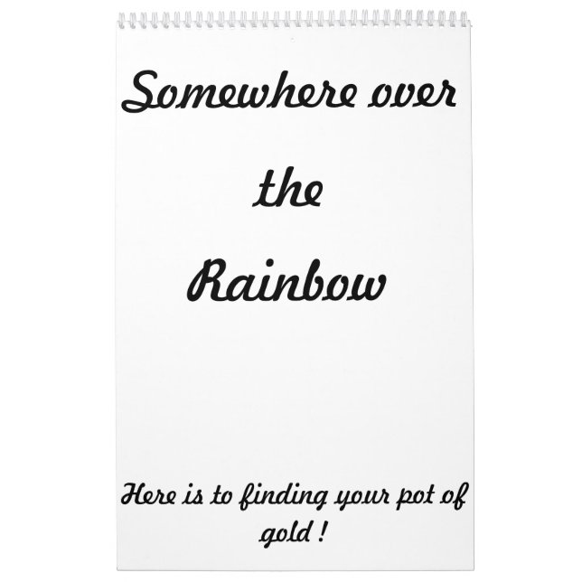 Quelque part au-dessus du calendrier d'arc-en-ciel (Protection)