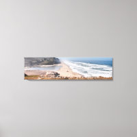 Quelque Part Sur La Plage De L'Art En Toile Étendu