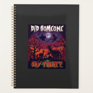 Quelqu'un a dit friandise Halloween Lama Sorcière