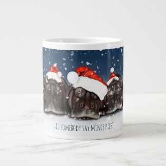 Quelqu'Un A Dit Que Mince Pies Christmas Mug