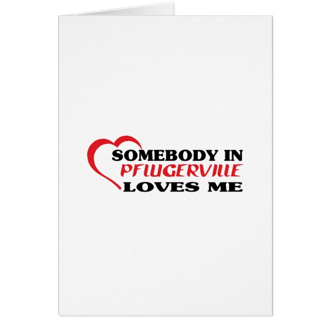 Quelqu'un à Pflugerville m'aime le t-shirt (Devant)