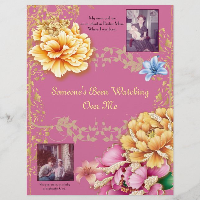 Quelqu'un a regardé sur moi du papier personnalisé (Devant)