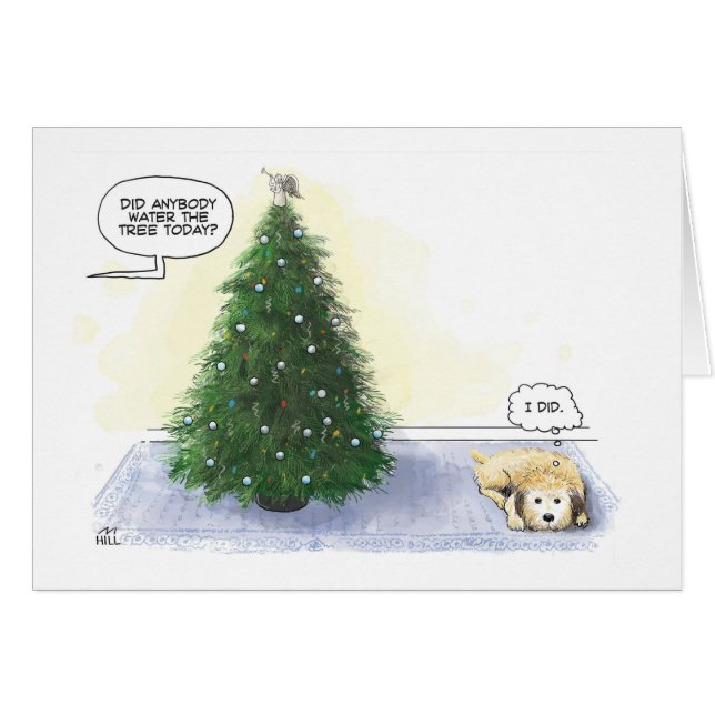 Quelqu'un a-t-il arrosé l'arbre aujourd'hui ? (Chi (Devant Horizontal)