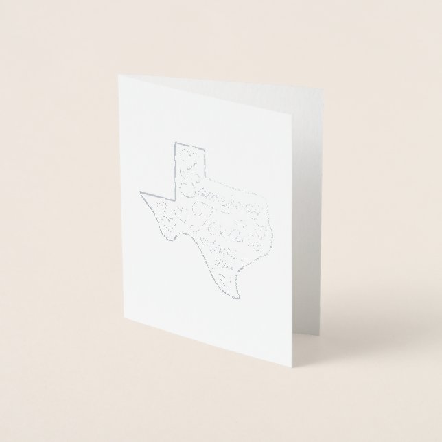 Quelqu'un au Texas aime votre carte de voeux (Devant)