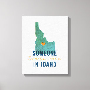 Quelqu'un m'aime dans la toile Idaho