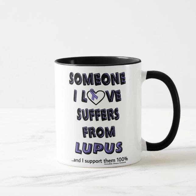 Quelqu'Un Que J'Aime...Lupus Mug (Droite)