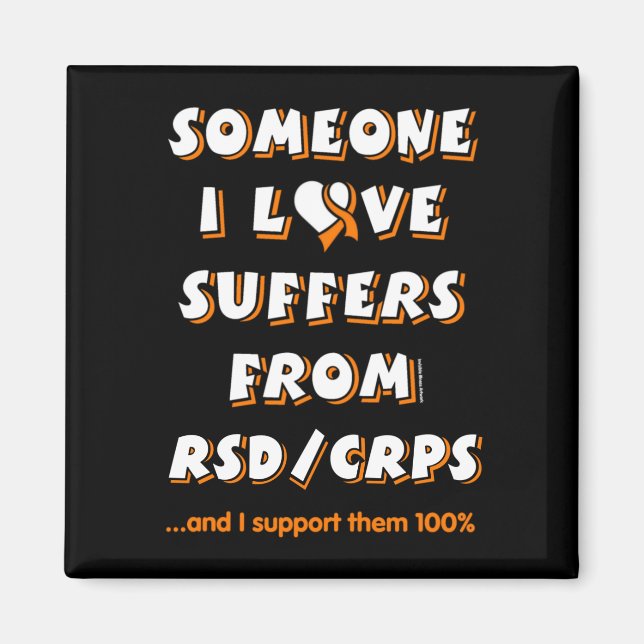 Quelqu'un que j'aime...RSD/CRPS Magnet (Devant)