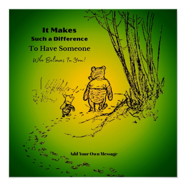 "Quelqu'Un Qui Croit En Vous" Cite Une Poster Glos (Devant)