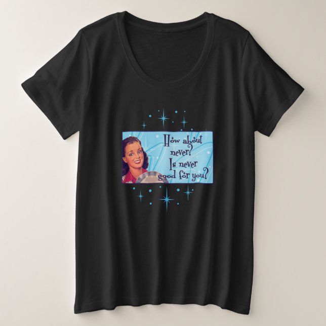 Qu'en est-il? T-shirt grande taille (Design devant)