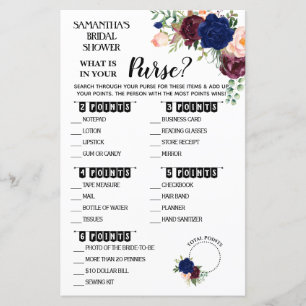 Qu'est-ce que dans votre Purse douche Anglais espa