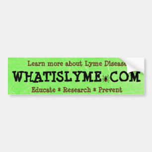 Qu'est-ce que Lyme Disease Bumper Sticker