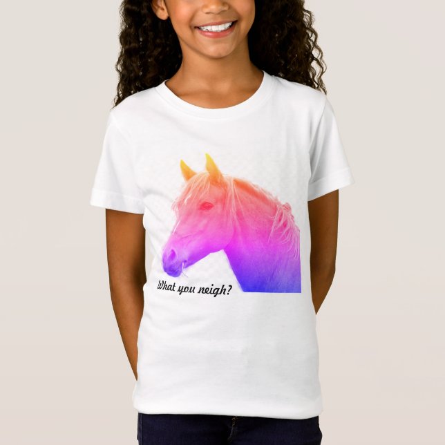 Qu'est-ce que tu ressors ? T-Shirt Mystical Horse  (Devant)