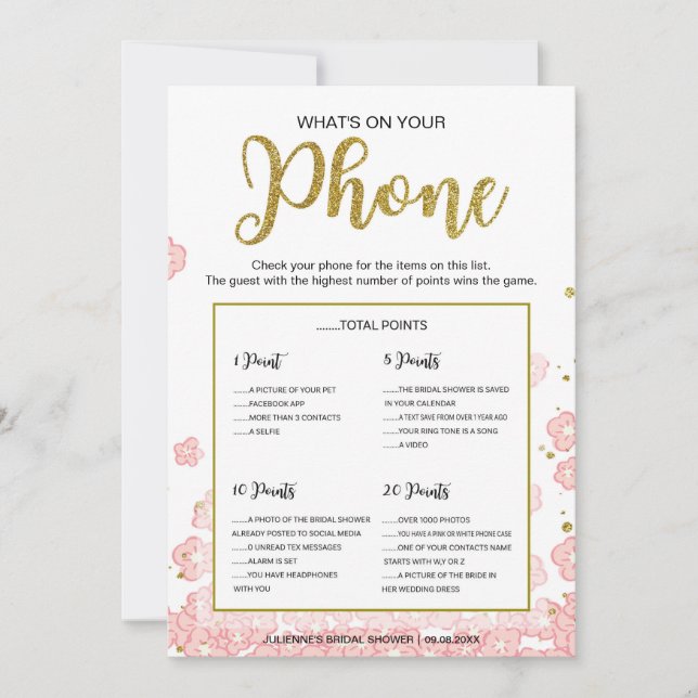 Qu'est-ce que vous avez sur votre téléphone | Pail (Devant)