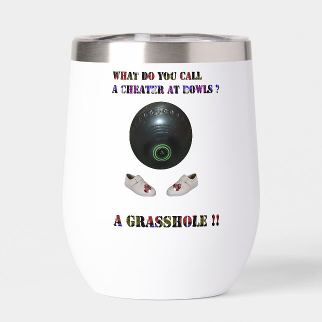 Qu'Est-Ce Que Vous Trichez Au Pelouse Bowls, (Arrière)